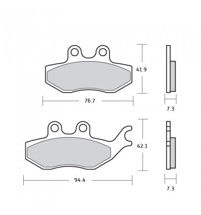 Pasticche freno Brembo Carbon Ceramic Pasticche freno Brembo Carbon Ceramic