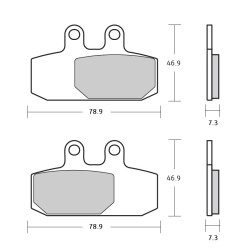 Pasticche freno Brembo XS Pasticche freno Brembo XS
