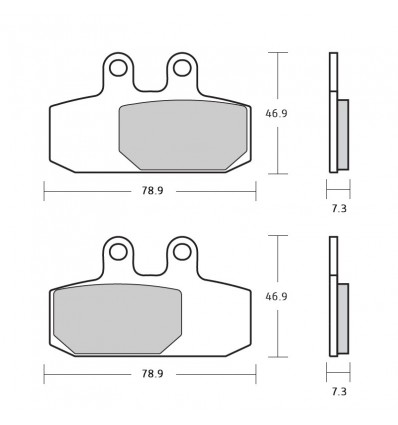 Pasticche freno Brembo XS Pasticche freno Brembo XS