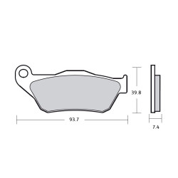 Pasticche freno Brembo Carbon Ceramic Pasticche freno Brembo Carbon Ceramic