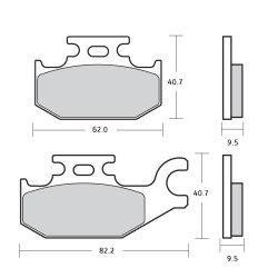 Pasticche freno Brembo Carbon Ceramic Pasticche freno Brembo Carbon Ceramic