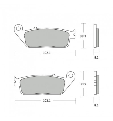 Pasticche freno Brembo Carbon Ceramic Pasticche freno Brembo Carbon Ceramic