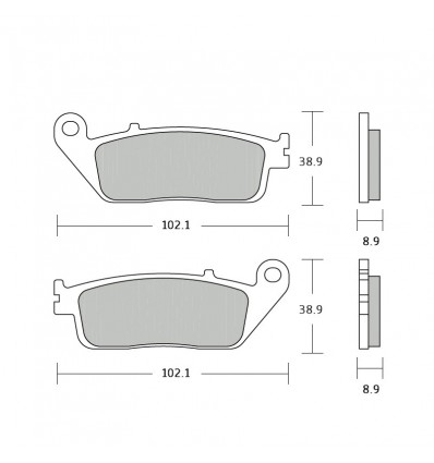 Pasticche freno Brembo XS Pasticche freno Brembo XS