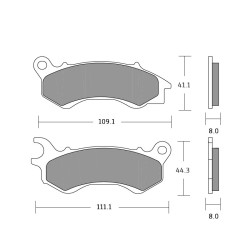 Pasticche freno Brembo Carbon Ceramic Pasticche freno Brembo Carbon Ceramic