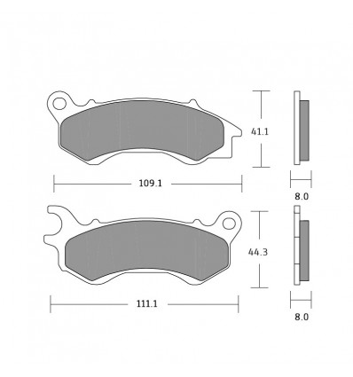 Pasticche freno Brembo Carbon Ceramic Pasticche freno Brembo Carbon Ceramic