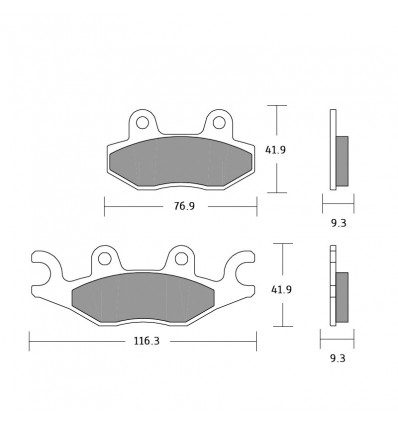 Pasticche freno Brembo Carbon Ceramic Pasticche freno Brembo Carbon Ceramic