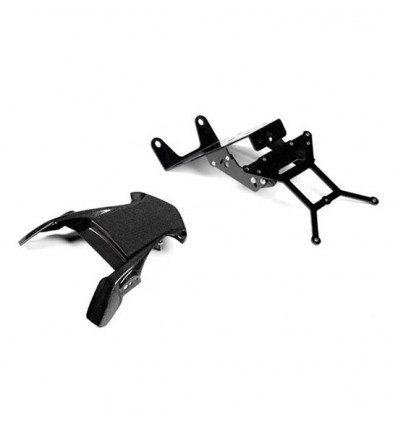 Tegolino corto LEA carbonio con porta targa regolabile in alluminio per Ducati Tegolino corto LEA carbonio con porta targa regolabile in alluminio per Ducati