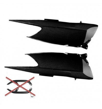 Fiancate posteriori senza fori maniglioni LEA carbonio per Yamaha T-Max 500 08-11 Fiancate posteriori senza fori maniglioni LEA carbonio per Yamaha T-Max 500 08-11