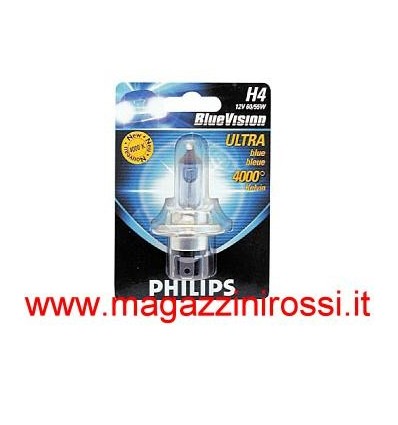 Lampada Philips H4 Blue Vision Lampada Philips H4 Blue Vision