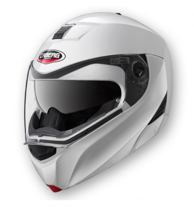 Casco Caberg Modus apribile predisposto Bluetooth bianco metal