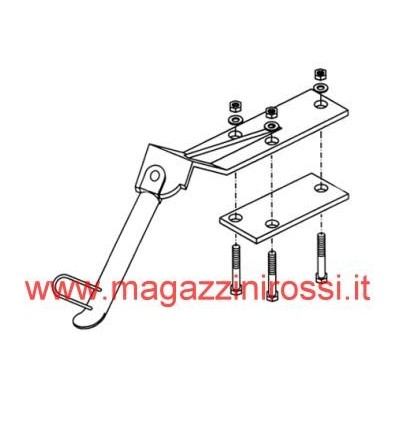 Cavalletto laterale Honda Sky