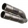Terminale Mivv Double Gun per Kawasaki Z750 Terminale Mivv Double Gun per Kawasaki Z750