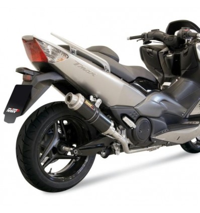 Marmitta Mivv Tondo corto GP Steel Black per Yamaha T-Max 500 08-11 Marmitta Mivv Tondo corto GP Steel Black per Yamaha T-Max 500 08-11