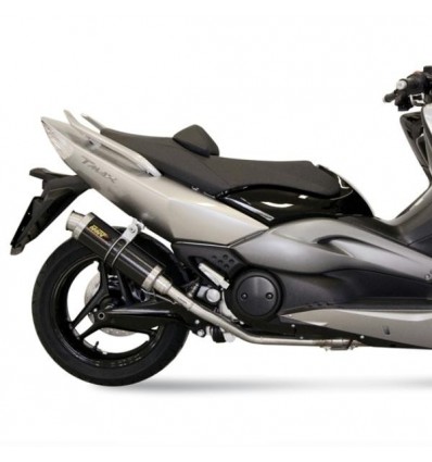 Marmitta Mivv Tondo corto GP Steel Black per Yamaha T-Max 500 08-11 Marmitta Mivv Tondo corto GP Steel Black per Yamaha T-Max 500 08-11