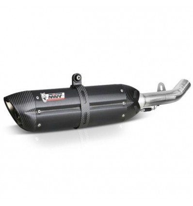 Marmitta Mivv Suono Steel Black per Yamaha T-Max 500 08-11