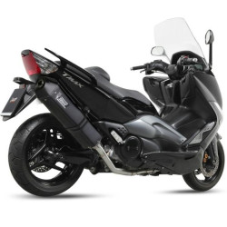 Marmitta Mivv Speed Edge Steel Black per Yamaha T-Max 500 08-11 Marmitta Mivv Speed Edge Steel Black per Yamaha T-Max 500 08-11