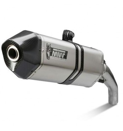 Marmitta Mivv Speed Edge Inox per Yamaha T-Max 530