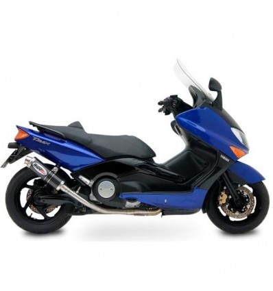 Marmitta Mivv Tondo Corto GP Steel Black per Yamaha T-Max 500 01-07 Marmitta Mivv Tondo Corto GP Steel Black per Yamaha T-Max 500 01-07