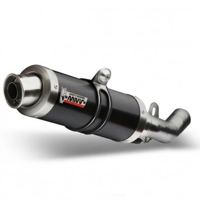 Marmitta Mivv Tondo Corto GP Steel Black per BMW C600 Sport e C650 GT