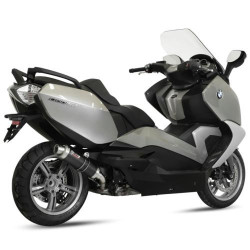 Marmitta Mivv Tondo Corto GP Steel Black per BMW C600 Sport e C650 GT Marmitta Mivv Tondo Corto GP Steel Black per BMW C600 Sport e C650 GT