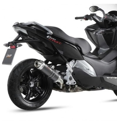 Marmitta Mivv Tondo Corto GP Steel Black per BMW C600 Sport e C650 GT Marmitta Mivv Tondo Corto GP Steel Black per BMW C600 Sport e C650 GT