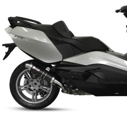 Marmitta Mivv Tondo Corto GP Steel Black per BMW C600 Sport e C650 GT Marmitta Mivv Tondo Corto GP Steel Black per BMW C600 Sport e C650 GT