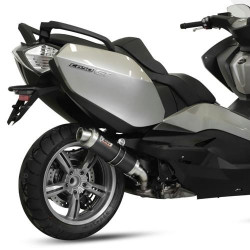 Marmitta Mivv Tondo Corto GP Steel Black per BMW C600 Sport e C650 GT Marmitta Mivv Tondo Corto GP Steel Black per BMW C600 Sport e C650 GT