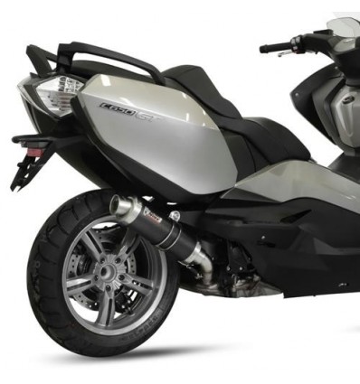 Marmitta Mivv Tondo Corto GP Steel Black per BMW C600 Sport e C650 GT Marmitta Mivv Tondo Corto GP Steel Black per BMW C600 Sport e C650 GT