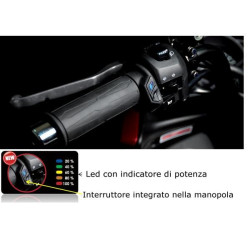 Manopole riscaldanti Tecnoglobe da 120mm per moto e scooter Manopole riscaldanti Tecnoglobe da 120mm per moto e scooter