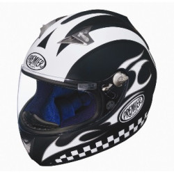 Casco Premier Avenger grafica Cafe Racer nero opaco