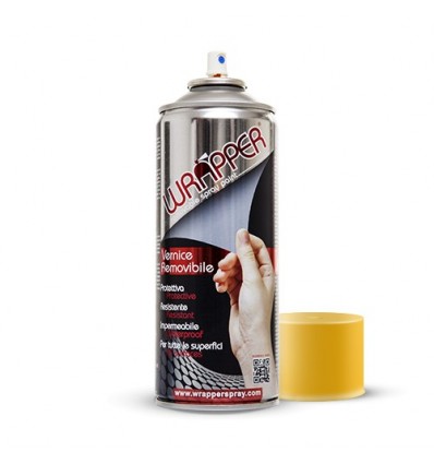 Pellicola spray per wrapping a rimozione facilitata oro Pellicola spray per wrapping a rimozione facilitata oro