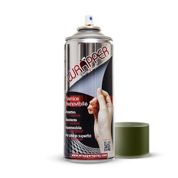 Pellicola spray per wrapping a rimozione facilitata kaki olive Pellicola spray per wrapping a rimozione facilitata kaki olive