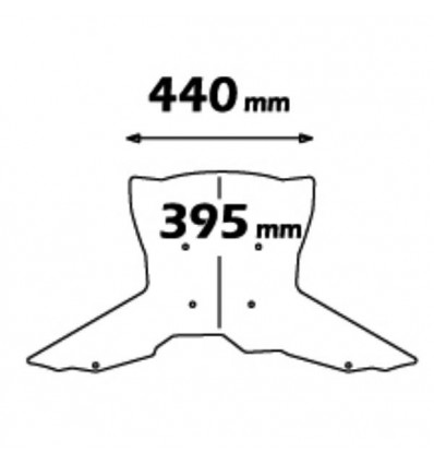 Cupolino Isotta medio per BMW F800GS Adventure attacchi originali Cupolino Isotta medio per BMW F800GS Adventure attacchi originali