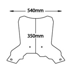 Cupolino Isotta medio per BMW F700GS Cupolino Isotta medio per BMW F700GS