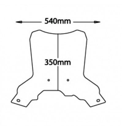 Cupolino Isotta medio per BMW F700GS Cupolino Isotta medio per BMW F700GS