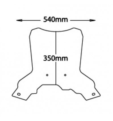 Cupolino Isotta alto per BMW F700GS Cupolino Isotta alto per BMW F700GS