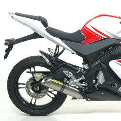 Scarico completo Arrow Street Thunder Alluminium per Yamaha YZF R125 08-13 Scarico completo Arrow Street Thunder Alluminium per Yamaha YZF R125 08-13