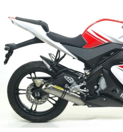 Scarico completo Arrow Street Thunder Alluminium per Yamaha YZF R125 08-13 Scarico completo Arrow Street Thunder Alluminium per Yamaha YZF R125 08-13