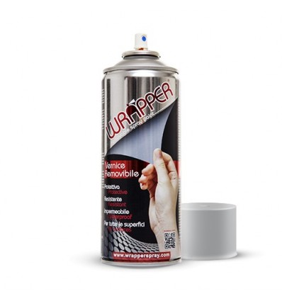 Pellicola spray per wrapping a rimozione facilitata argento Pellicola spray per wrapping a rimozione facilitata argento