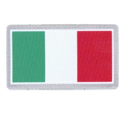 Patch adesiva in tessuto con bandiera Italia Patch adesiva in tessuto con bandiera Italia