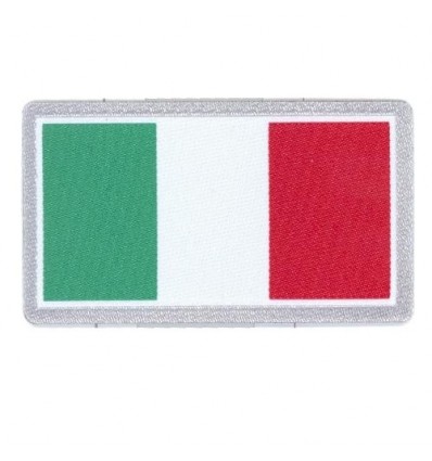 Patch adesiva in tessuto con bandiera Italia Patch adesiva in tessuto con bandiera Italia