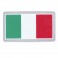 Patch adesiva in tessuto con bandiera Italia Patch adesiva in tessuto con bandiera Italia