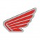 Patch adesiva in tessuto con logo ala Honda Patch adesiva in tessuto con logo ala Honda