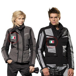 Patch adesiva in tessuto con bandiera Italia Patch adesiva in tessuto con bandiera Italia