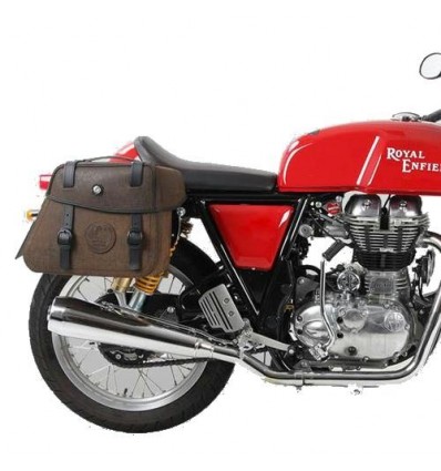 Valigie laterali in pelle Hepco & Becker Rugged per telai C-Bow 24 litri marroni Valigie laterali in pelle Hepco & Becker Rugged per telai C-Bow 24 litri marroni