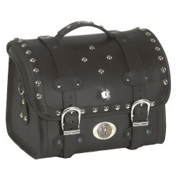 Valigia posteriore in pelle Hepco & Becker Buffalo Custom 25 litri nera Valigia posteriore in pelle Hepco & Becker Buffalo Custom 25 litri nera
