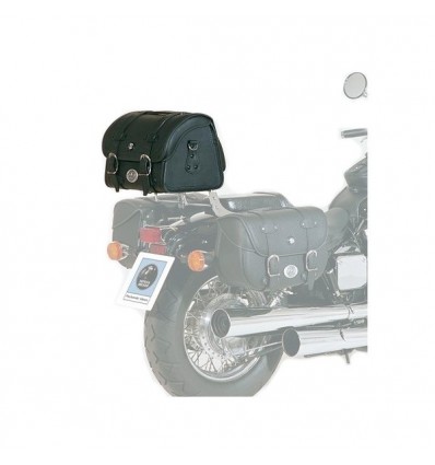 Valigia posteriore in pelle Hepco & Becker Buffalo 25 litri nera Valigia posteriore in pelle Hepco & Becker Buffalo 25 litri nera