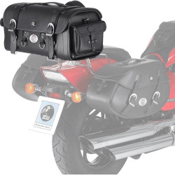 Valigia posteriore in pelle Hepco & Becker Buffalo 35 litri nera Valigia posteriore in pelle Hepco & Becker Buffalo 35 litri nera