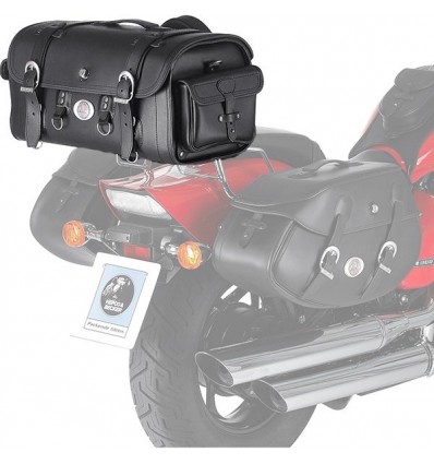 Valigia posteriore in pelle Hepco & Becker Buffalo 35 litri nera Valigia posteriore in pelle Hepco & Becker Buffalo 35 litri nera