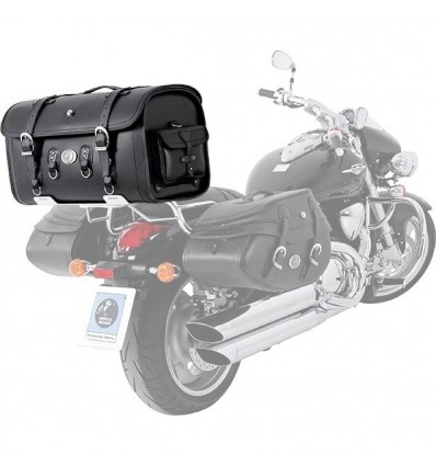 Valigia posteriore in pelle Hepco & Becker Buffalo 35 litri nera Valigia posteriore in pelle Hepco & Becker Buffalo 35 litri nera